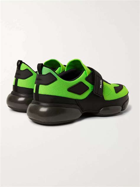 prada sneakers mesh|PRADA Cloudbust Mesh, Rubber and Leather Sneakers for Men.